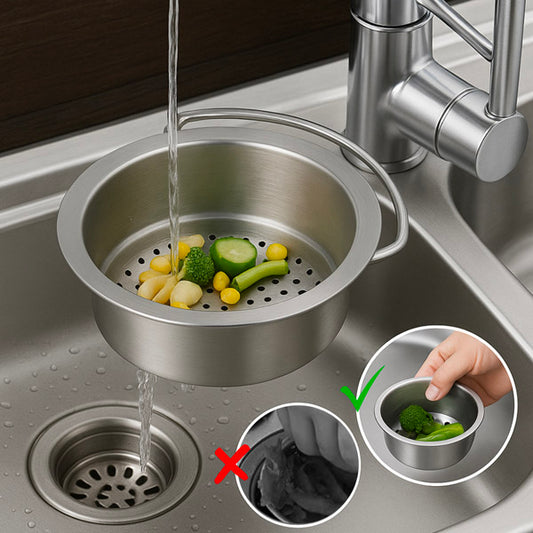 Cesta de drenaje que filtra y almacena fácilmente | EVOSINK